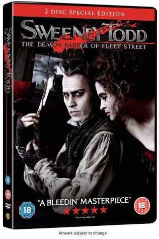 Sweeney Todd The Demon Barber Of Fleet Street Johnny Depp Helena Bonham Carter Alan Rickman Timothy Spall Sacha Baron Cohen Jamie Campbell Bower Laura Michelle Kelly Jayne Wisener Ed Sanders Jody