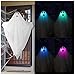 Unomor Halloween LED Light Up Ghost with Black Hat, Yard stake & Hanging Lanyard for Halloween Decorations Outdoor (Batteries Included) - 67 Inch