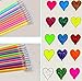 Freedi 48Pcs Gel Pen Refills for Adult Coloring Books Scrapbooking Crafts Glitter Metallic Fluorescent Pastel Neon Rainbow Standard Colors