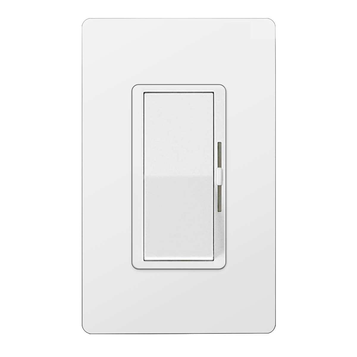 [10 Pack] BESTTEN Dimmer Light Switch, Single Pole or 3 Way, for Dimmable LED Lights, CFL, Incandescent, Halogen Bulbs, Precise Lighting Control, Screwless Wallplate Included, UL Listed, White: Industrial & Scientific