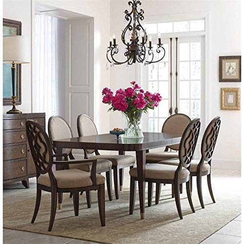 American Drew Grantham Hall 7 Piece Extendable Dining Set in Coffee