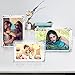 Boxalls 4x6 Inches Acrylic Picture Frames- 5 Pack, Desktop Frameless Photo Frames with Magnetic, Double Sided Transparent (5 Pack)
