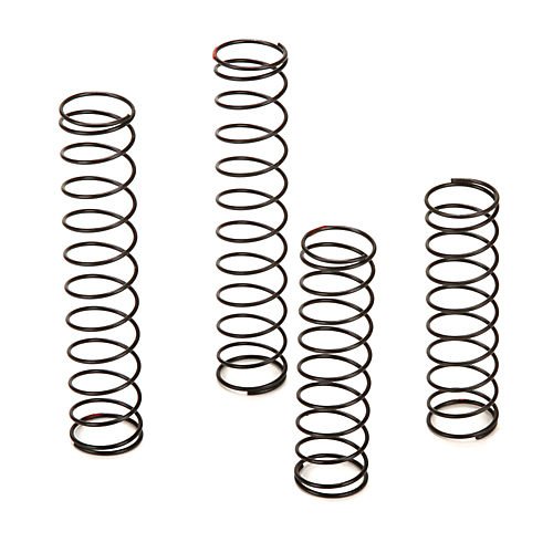 Spring Set, Soft, Red (4): 1:10 2wd Cir/Ruk/Torm