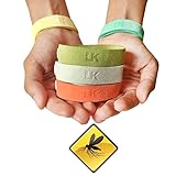 Best All Natural Mosquito Repellent Bracelet. Microfiber Travel Insect with DEET FREE Citronella Oil For Camping Hiking Outdoor Activities. 5 Pack Adjustable Strap For Kids & Adults by LauKati