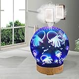 ZLMI 3D Humidifier Aroma Diffuser Colorful Night