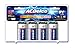 ACDelco 4-Count 9V Batteries, Maximum Power Super Alkaline Battery for Home and Office, 7-Year Shelf Life, Reclosable Packaging