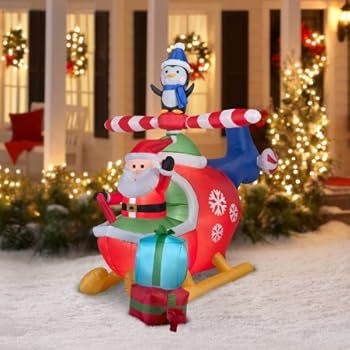 Amazon Com Self Inflating Outdoor Christmas Decoration Lights Up