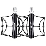 Bodyguard Mountain Bike Pedals, Lightweight Aluminum CNC Sealed Bearing Bicycle Pedal Cycling Pedals