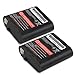 abcGoodefg® 3.6V 700mAh Two Way Radio Replacement Battery for Motorola Talkabout MS350R MR350R MJ270R EM1000 T5100 T6500 T8500 T9500 MC220 (2PCS)