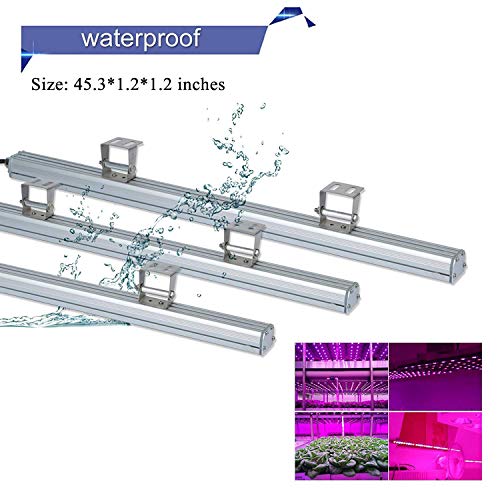 LED Grow Light, 108W Waterproof 45 inches Growing Light bar with UV/IR/Red/Blue Spectrum for Garden Greenhouse Hydroponic Indoor Plants Growing by LIGHTIMETUNNEL - Thumbnail 3