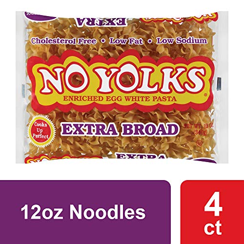 No Yolks Extra Broad Egg Noodle, 12-Ounce (Pack of 4) - Thumbnail 3
