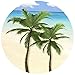 Screen Door Magnets – Twist, Click and Lock - Keep People and Pets Safe – Magnetic Screen Door Magnet Saver Indicator, Decoration - Robbins Aria - Palm Tree