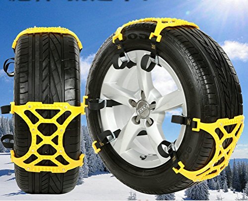 image for Bolaxin Double Fastener,Thickened TPR Antislip tire Chains for most Ca