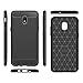 Vinve Carbon Fiber TPU Case for Samsung Galaxy J7 2018/ J7 V 2nd Gen/ J7 Aero/ J7 Star/ J7 Top/ J7 Crown/ J7 Aura/ J7 Refine/ J7 Eon (Black)