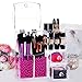 Lifewit Brush Holder Lipstick Case Drawer Dustproof Box Premium Quality 5mm Thick Makeup Acrylic Organizer Cosmetic Storage Display Lid With Rosy Pearl
