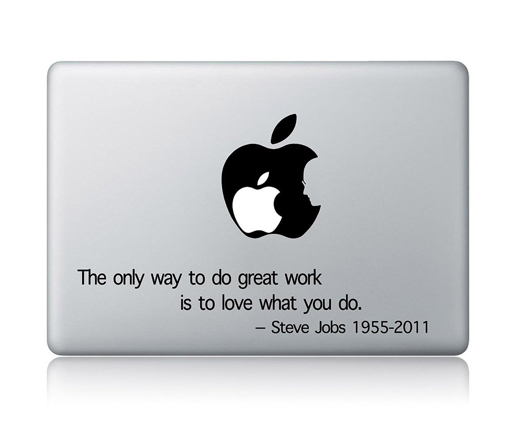 Steve Jobs Quotes Apple Macbook Laptop Decal Vinyl Sticker Apple Mac Air Pro Decal Sticker