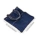 MyLifeUNIT Denim Shoulder Bag, Tote Bag Handbag with Double Pockets for Women