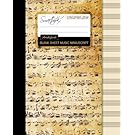Blank Sheet Music: Music Manuscript Paper / Staff Paper / Musicians Notebook [ Book Bound (Perfect Binding) * 12 Stave * 100 pages * Large * Antique ] (Composition Books - Music Manuscript Paper)