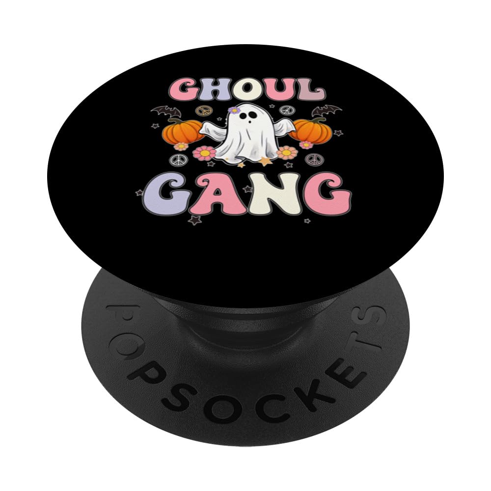 Ghoul Gang Spooky Halloween Creepy Ghostly Design PopSockets Swappable PopGrip