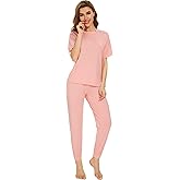 WiWi Women's Tracksuit Set Viscose from Bamboo Loungewear 2 Piece Outfit Long Pants Jogger Sets S-XXL
