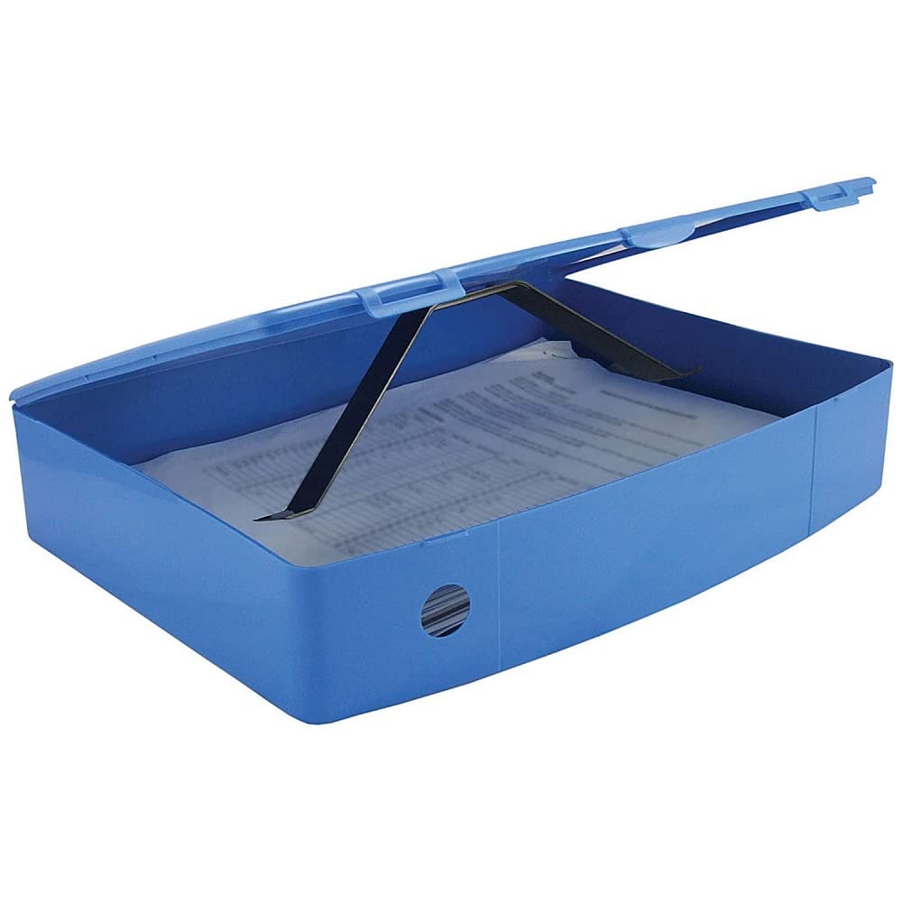 Q-Connect Foolscap Polypropylene Box File - Blue