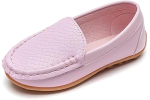 YWPENGCAI Toddler Slip-on Shoes Boys Loafers Candy Colors Girls Moccasins