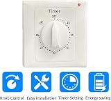 Taikuwu 220V Mechanical Countdown Timer Switch 60 Min Pump Control Socket 86 view 4