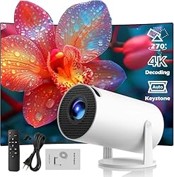 Mini Projector with WiFi and Bluetooth, Portable