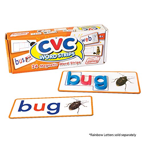 Junior Learning CVC Word Strips Educational Action Games, Multi