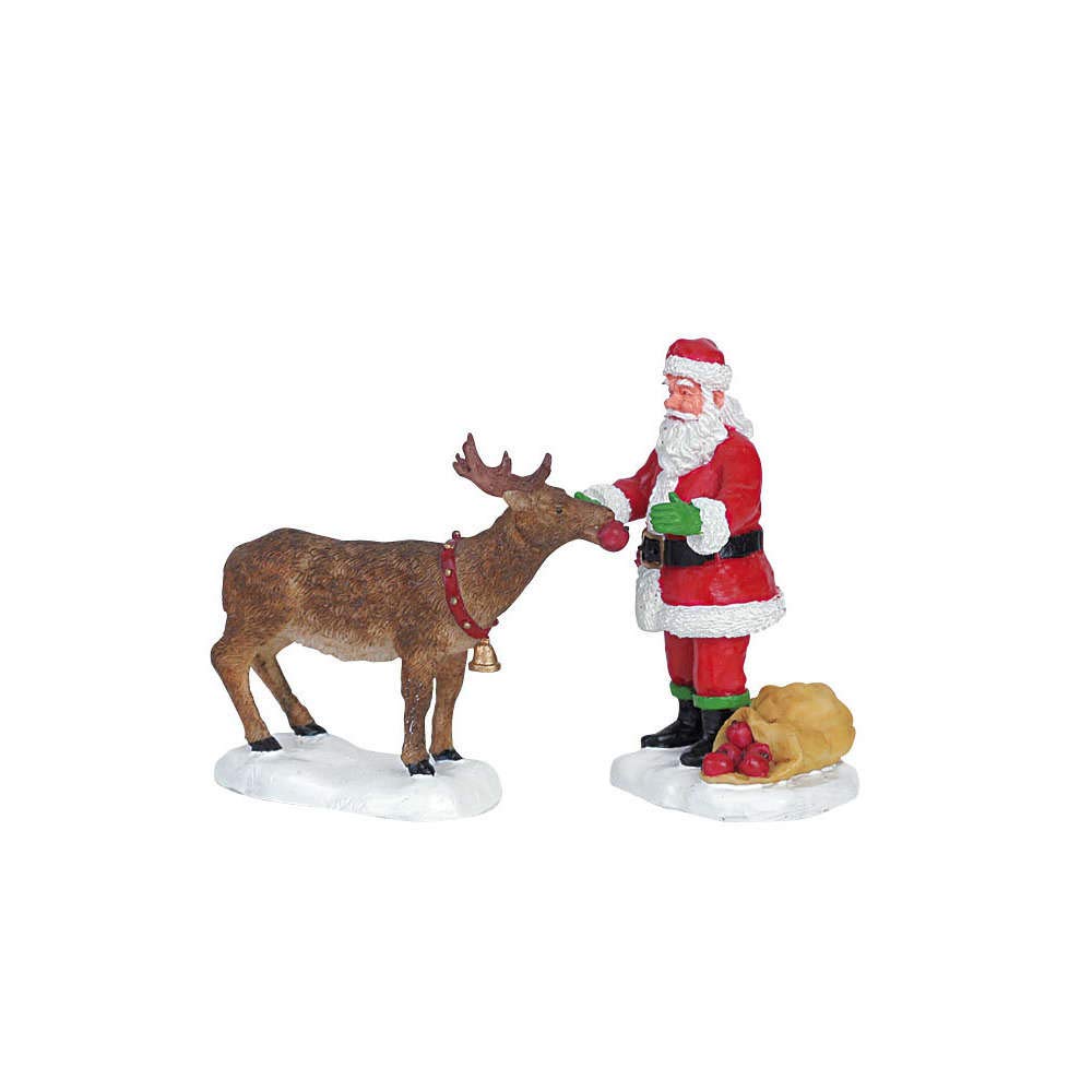 Lemax Reindeer Treats Set of 2 Christmas Collection