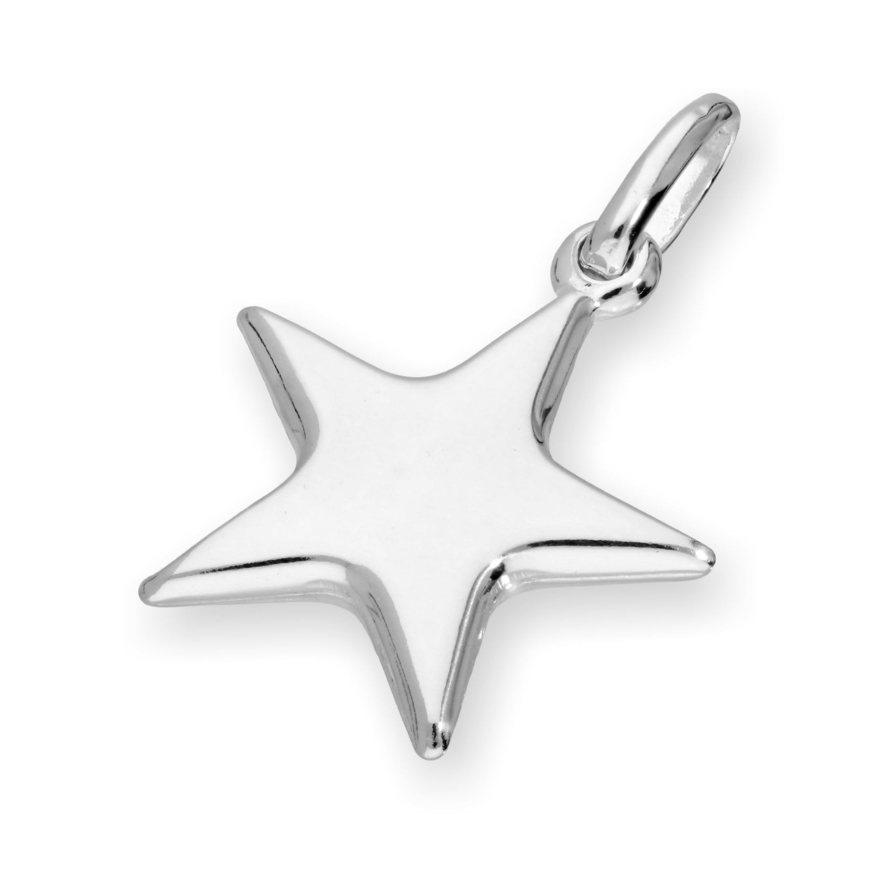 jewellerybox Sterling Silver Star Charm