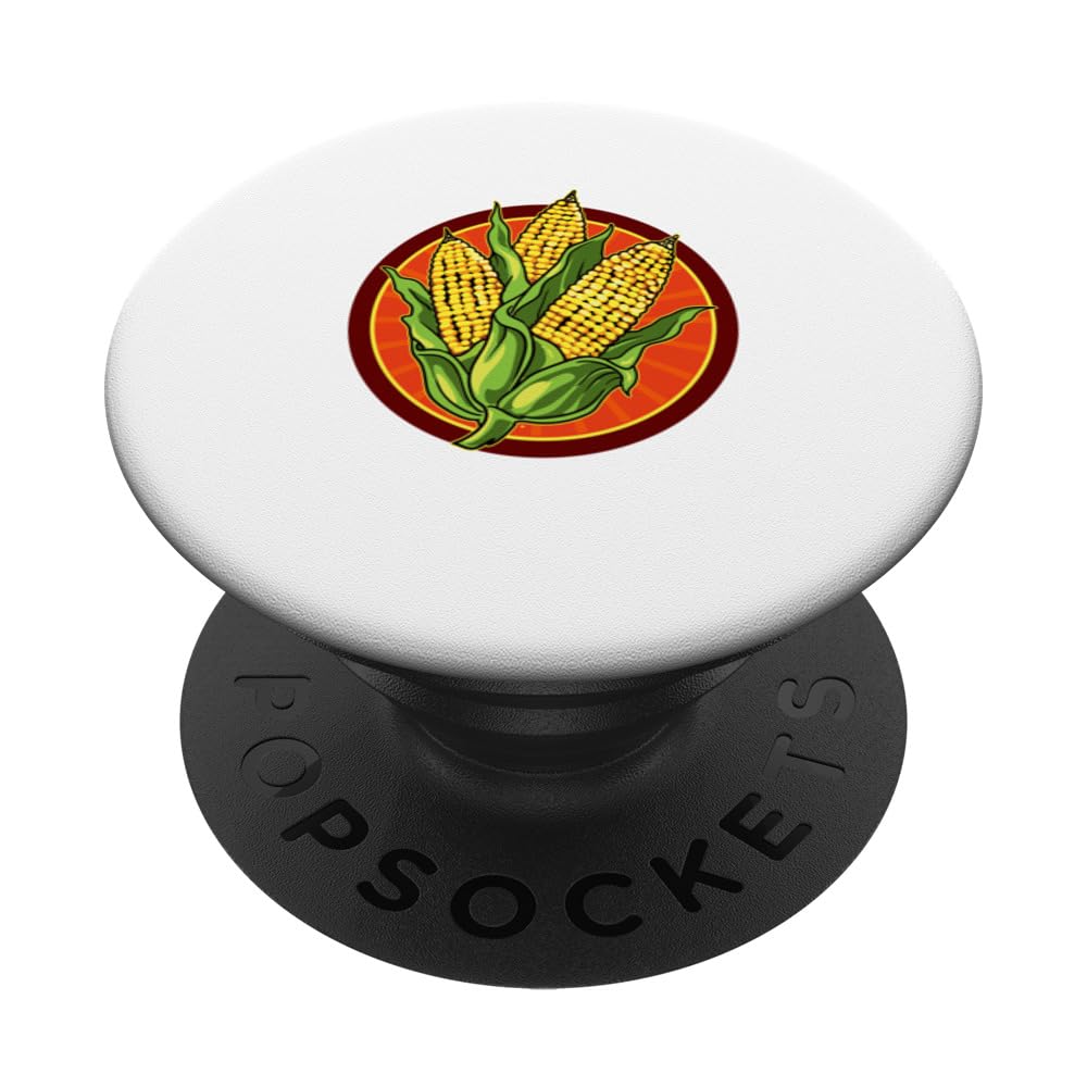 I Just Really Love Corn Ok Cob Lover Farmer Maize Men Women PopSockets Swappable PopGrip