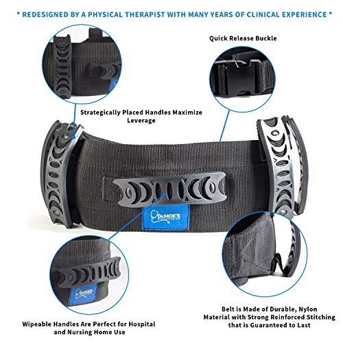 Dr. Moe's Solutions Gait Belt Redesigned by a Physical Therapist