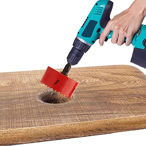 JOHOUSE M42 Bi-Metal Hole Saw, Bi-Metal Hole Cutter for Mental Sheet, Plastic, Wood with Open Saw, 70mm&75mm