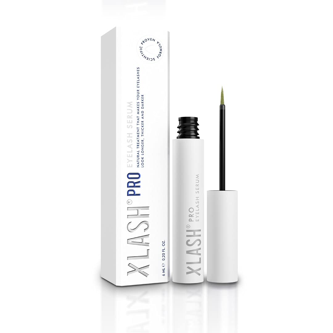 XLASH Eyelash Serum 6 ml – Long, Full, Strong & Well Nourished Lashes - Growth Booster, a Superior Alternative to Falsies, Mascara & Eyelash Extensions
