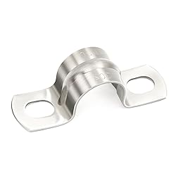FamlTol 20 pcs 3/8" Conduit Clamps 304 SS Heavy