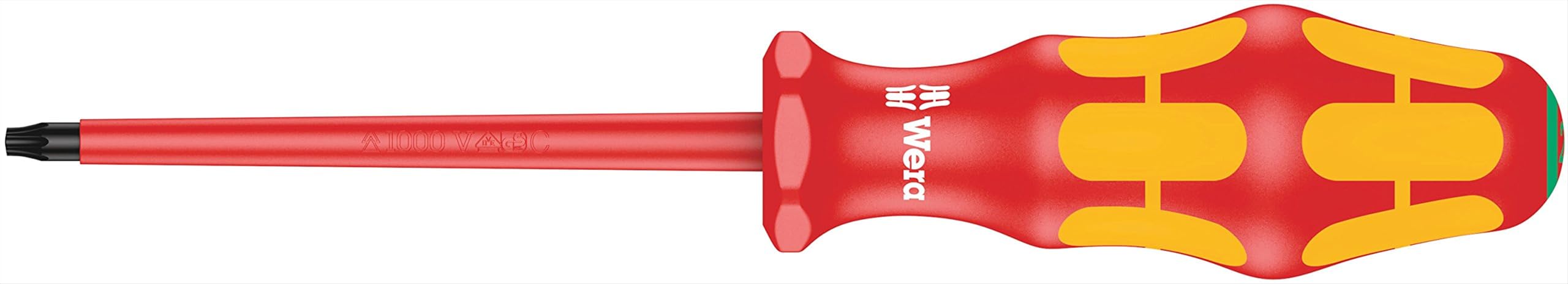 Wera Kraftform Plus Series 100 VDE 160 i Insulated Screwdriver for Slot Screws with Lasertip — image 1