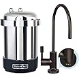 WaterChef U9000 Premium Under-Sink Water Filtration System w/Intelligent Monitor & Designer Series Faucet (Oil Rubbed Bronze), NSF/ANSI Certified for 78 Contaminants, 1,000 Gal, Stainless, Made in USA