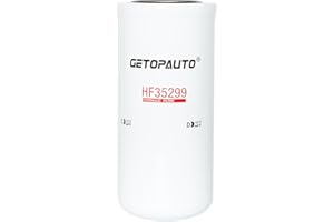 GETOPAUTO HF35299 Hydraulic Filter Compatible with John Deere 240 250 280 317 320 325 328 332 CT322 CT332 New Holland LX465 LX485 LX565 LX665 LX865 skid steer loader Replace AT314164 M124541 9842392