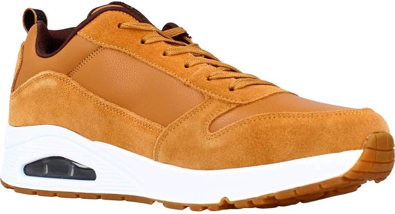 Homme UNO-STACRE Baskets, Whiskey Leather/PU/Trim, 43 EU
