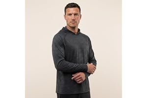 Men's UPF 50+ Sun Protection Hoodie Long Sleeve Fishing Shirts UV SPF Hiking Running Lightweight Quick Dry Outdoor Top