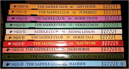 Saddle Club Set 31 32 33 36 37 38 39 Hayride Chocolate Horse High Horse Riding Lesson Stage Coach Horse Trade Purebred Saddle Club Series Bonnie Bryant Amazon Com Books