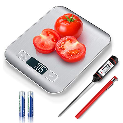 Kitchen Food Digital Baking Scale with Meat Thermometer Instant Read