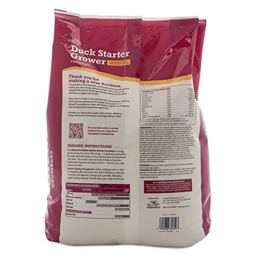 Manna Pro Duck Starter Grower Duck Food, Duck Pellets, Chick Feed 8