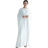 Women Muslim Abaya Dress 1Piece Bat Sleeve Islamic