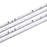 Adabele 14.5 Inch Natural White Howlite Gemstone 4mm x 2mm Small Heishi Tube Rondelle Beads Gem Stone Spacer (140-150pcs) for Jewelry Making GH-C32