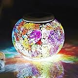 Solar Glass Ball Table Light Color Changing Solar