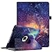 Fintie iPad 9.7 2018 2017 / iPad Air 2 / iPad Air Case - 360 Degree Rotating Stand Protective Cover with Auto Sleep Wake for iPad 9.7 inch (6th Gen, 5th Gen) / iPad Air 2 / iPad Air, Galaxy primary