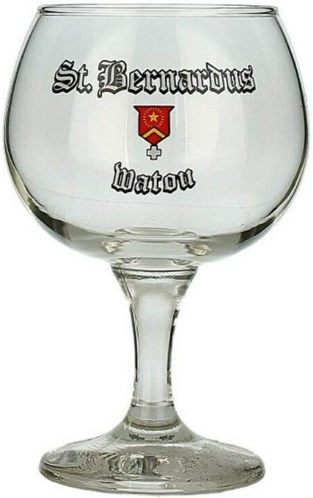 St. Bernardus Nucleated Original Belgian Beer Glass 33cl, Colorless