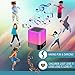 HOMPOT- Night Light Bluetooth Speaker, Touch Sensor Bedside Lamp Warm Light and Color Changing Alarm Clock, MP3 Player, USB, AUX, 4000mAh Battery Best Gift for Kids, Party, Bedroom, Outdoor.